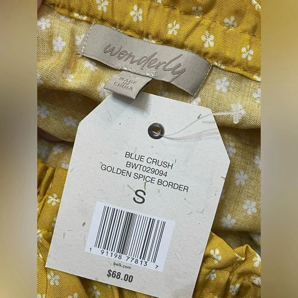 Wonderly Peasant‎ Boho Top Bell Sleeves Mixed Floral NWT Small - Picture 9 of 10